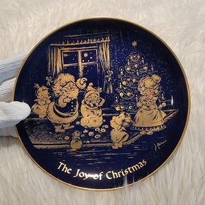 1976 Lindner Christmas Plate "The Joy of Christmas" Collector's Plate - Vintage